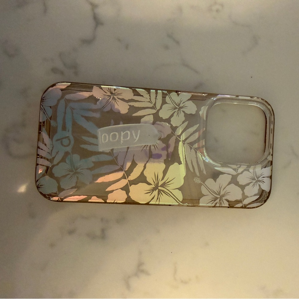 Floral Clear Phone Case